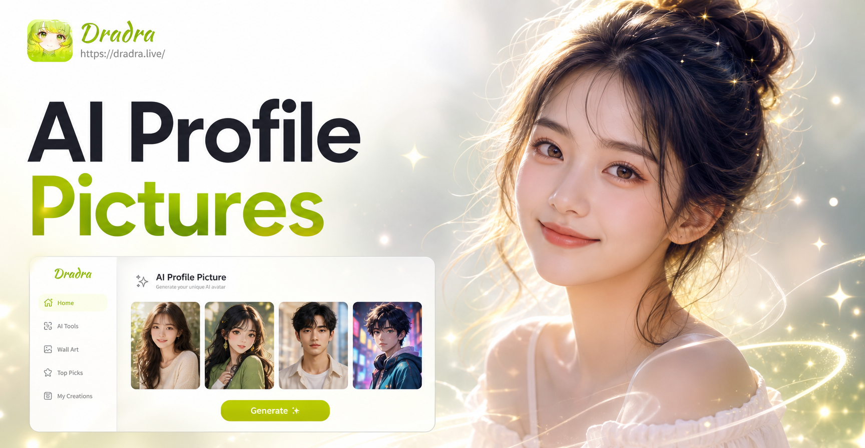 Design Your Perfect AI Profile Picture & Avatar Now
