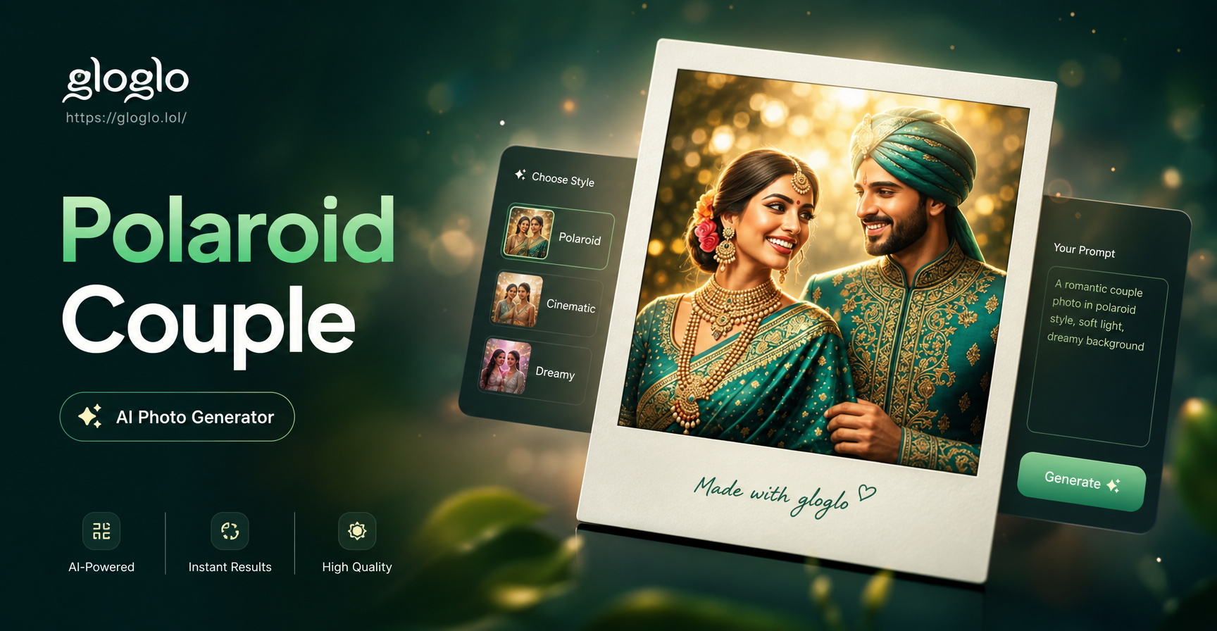 Create Polaroid Couple Photos Instantly with AI