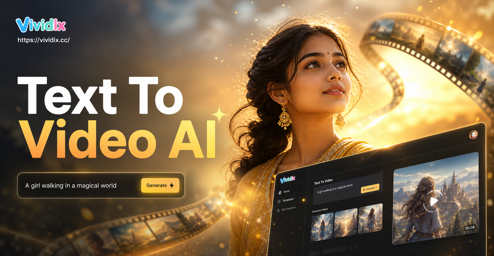Text to Video AI generation example