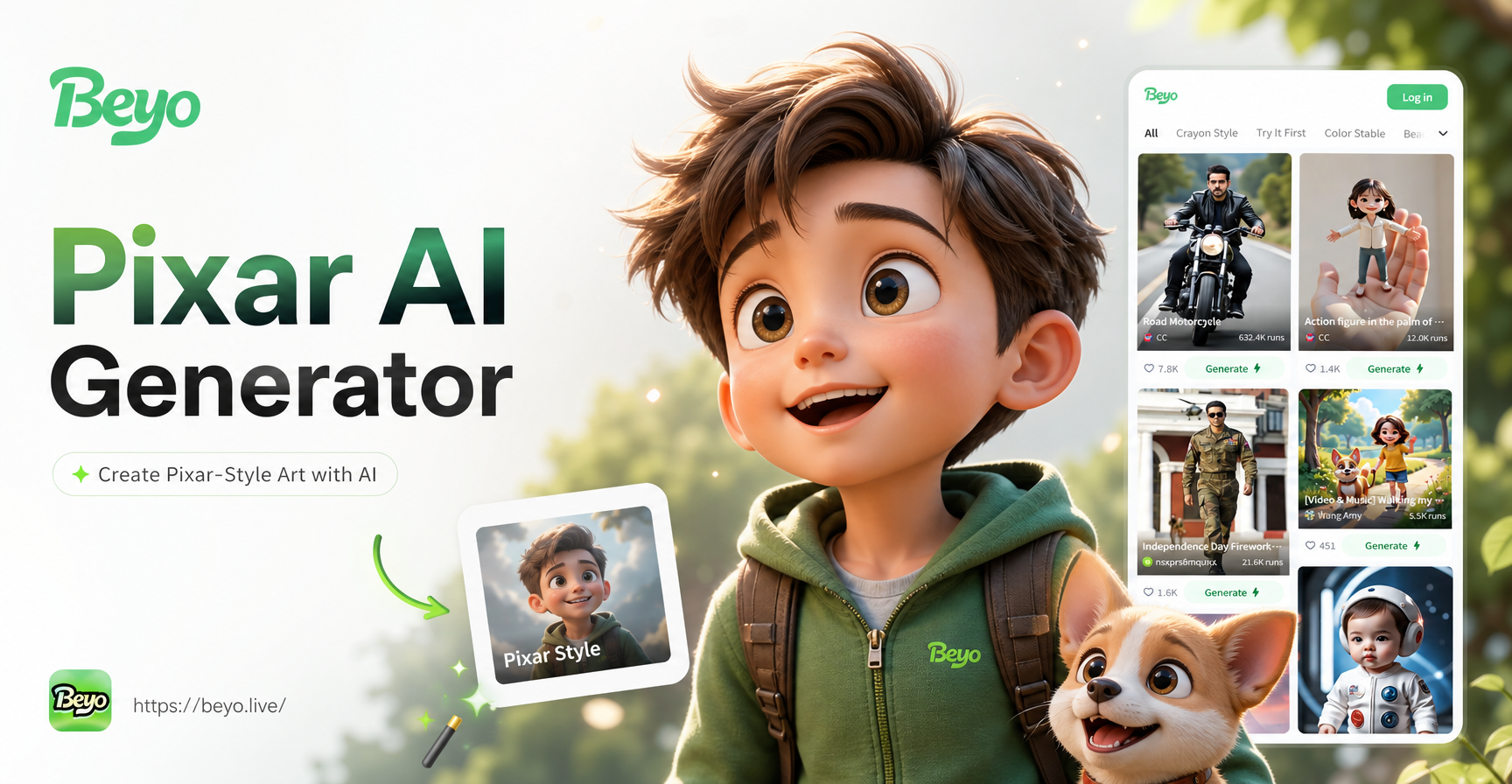 Create Pixar Style Characters Instantly with AI