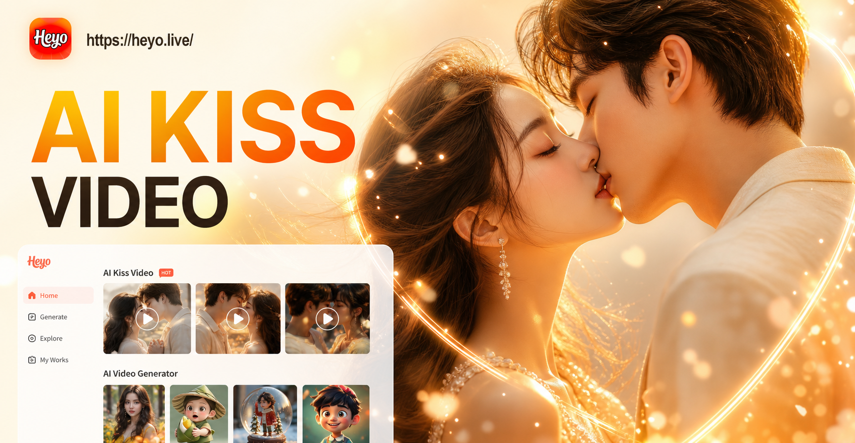 Create Magical AI Kiss Videos in Seconds