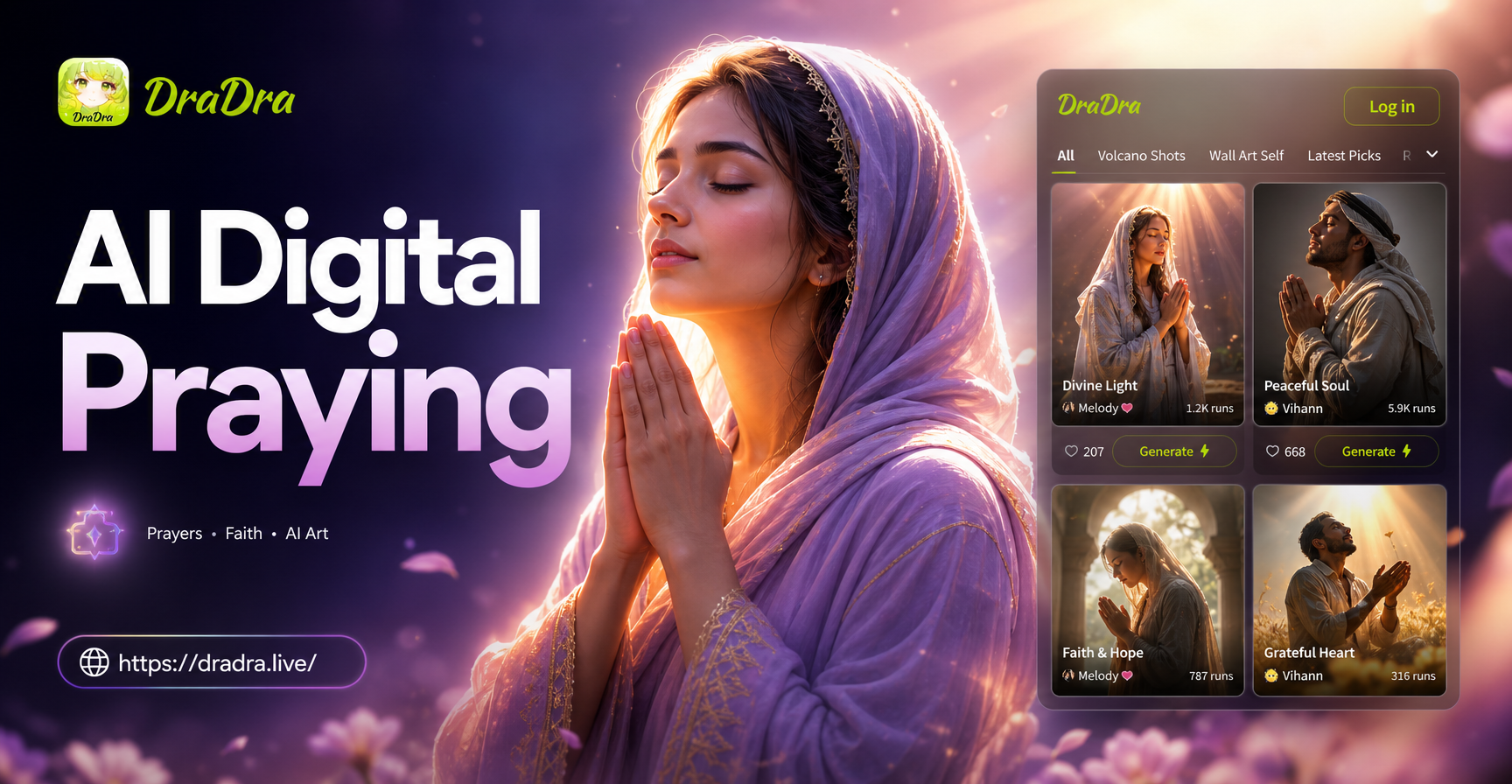 Create Spiritual AI Prayers Instantly with Digital Generator