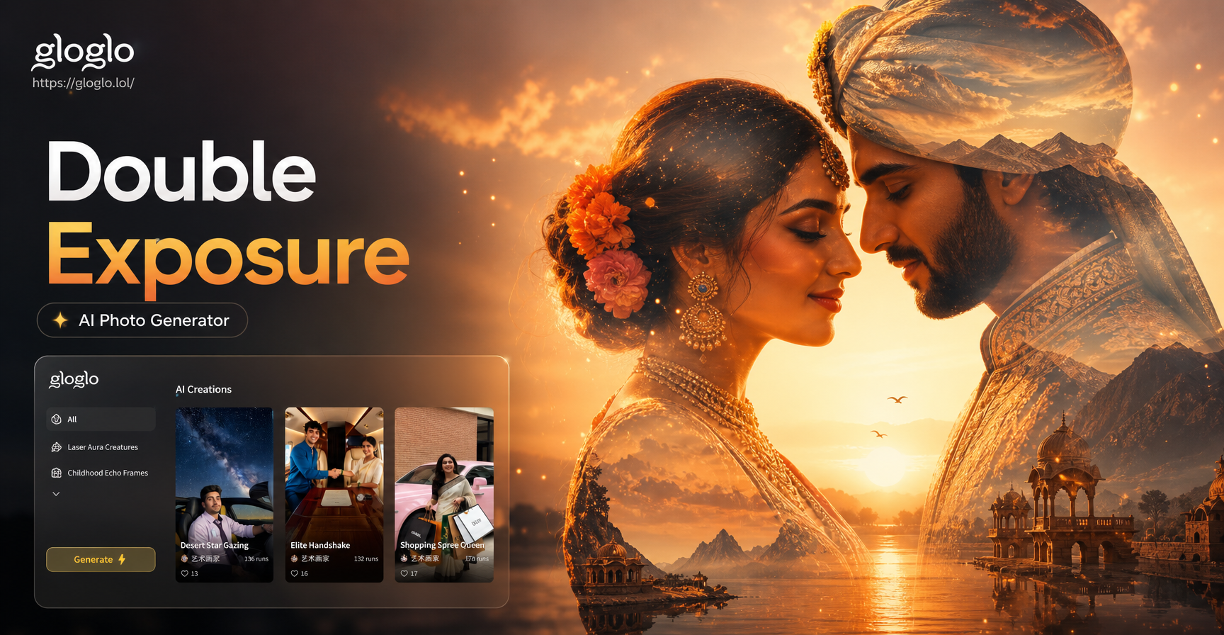 Create Stunning Double Exposure Photos for Couples