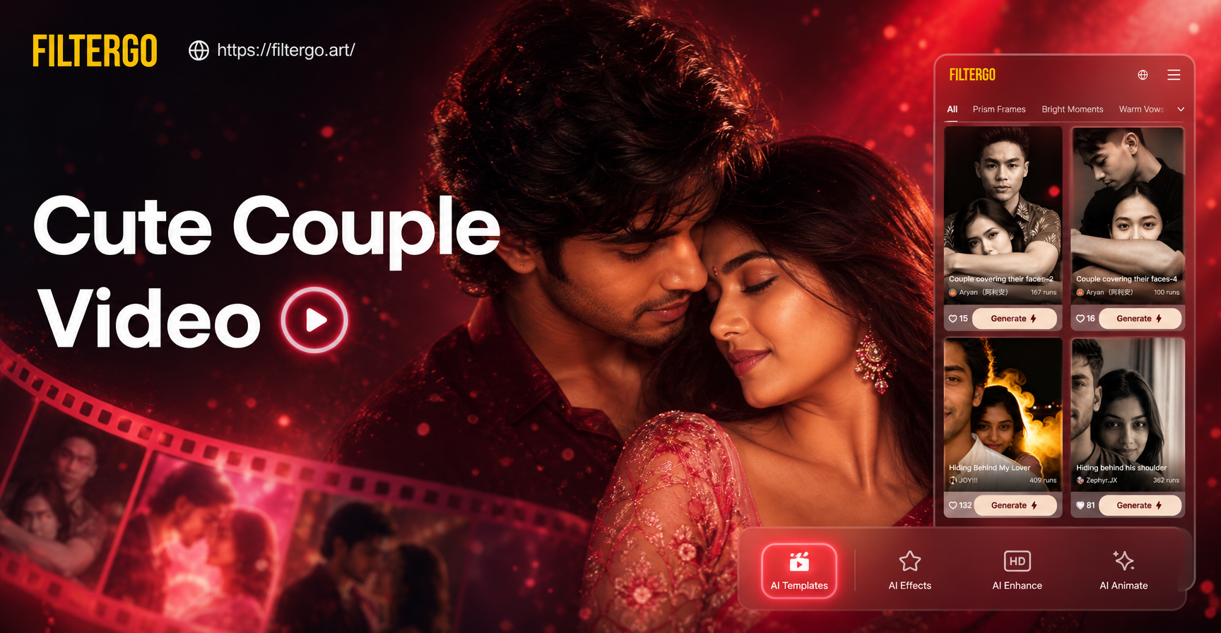 Cute Couple Video Templates for Lasting Memories