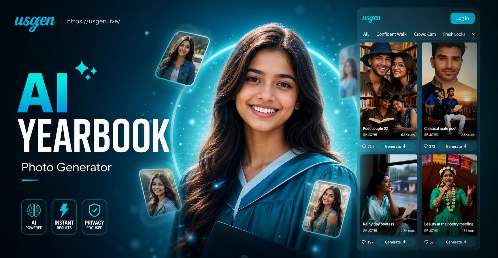 Relive Your School Days with an AI Yearbook Photo Maker