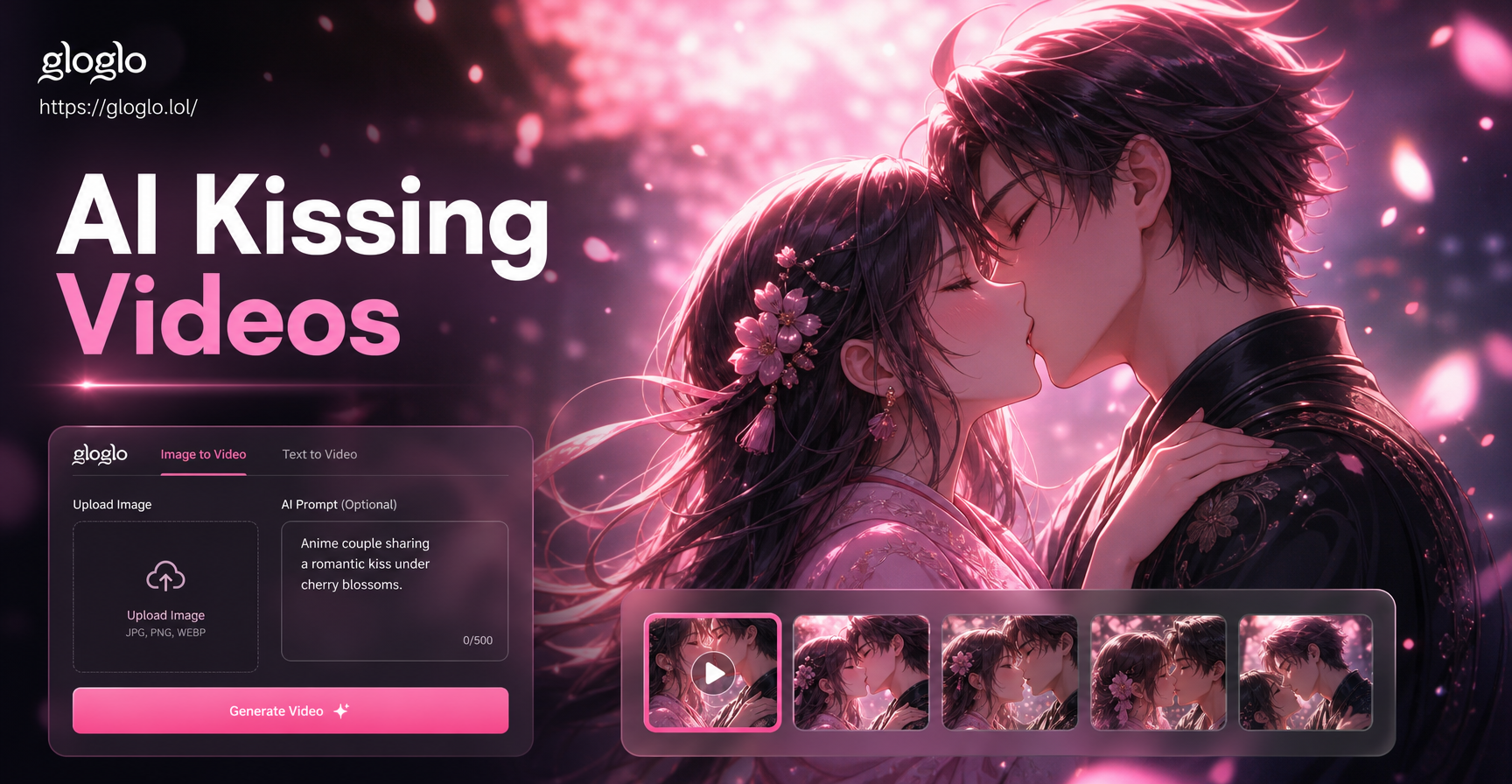 Bring Your Anime Fantasies to Life: Kissing Video Maker