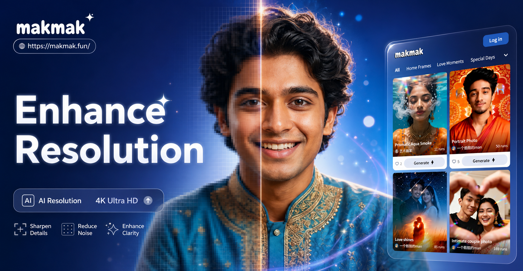 Instantly Sharpen & Enhance Your Photos to High Resolution