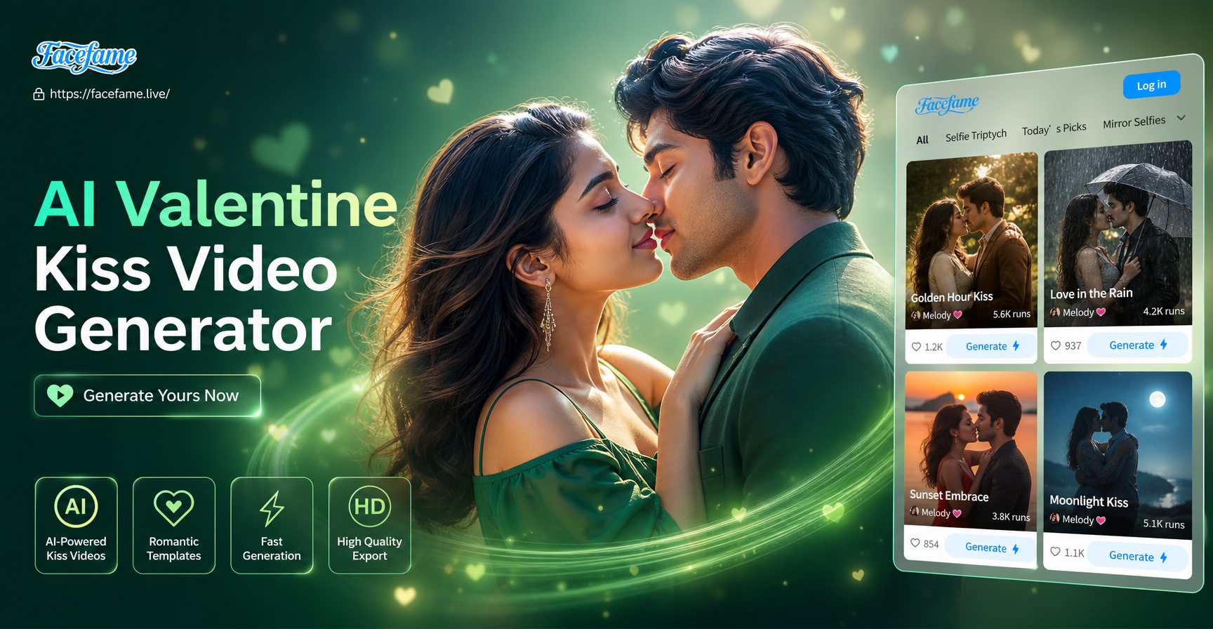 Create Your AI Valentine Kiss Video: Add a Virtual Kiss