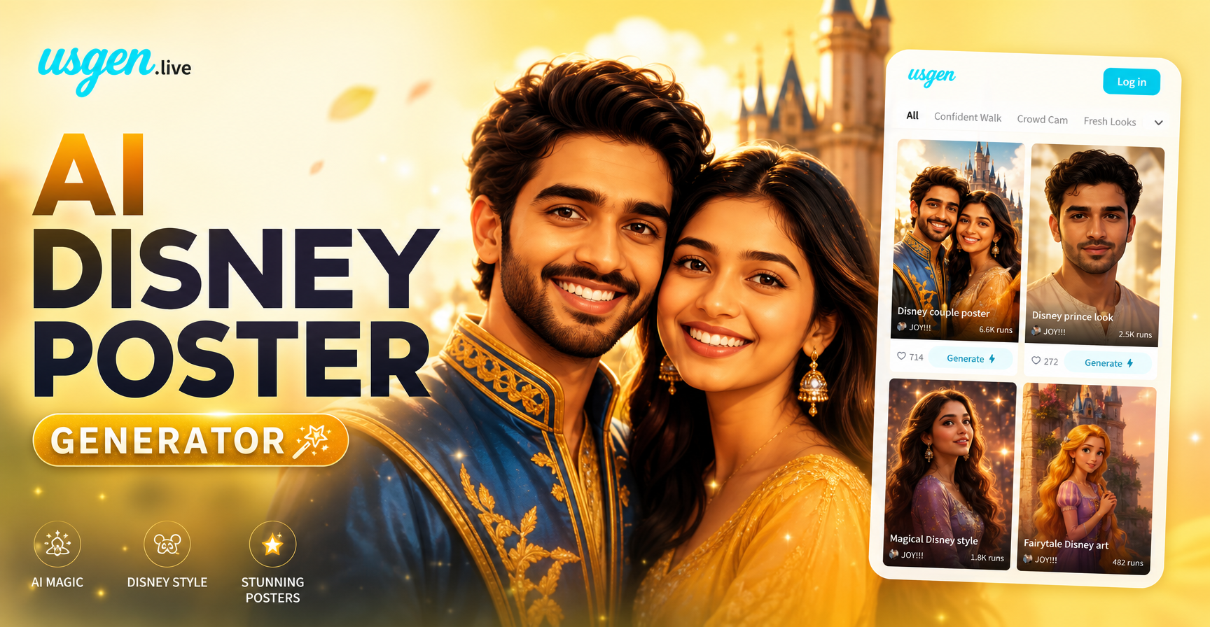 Create Magical Disney-Style AI Posters in Seconds