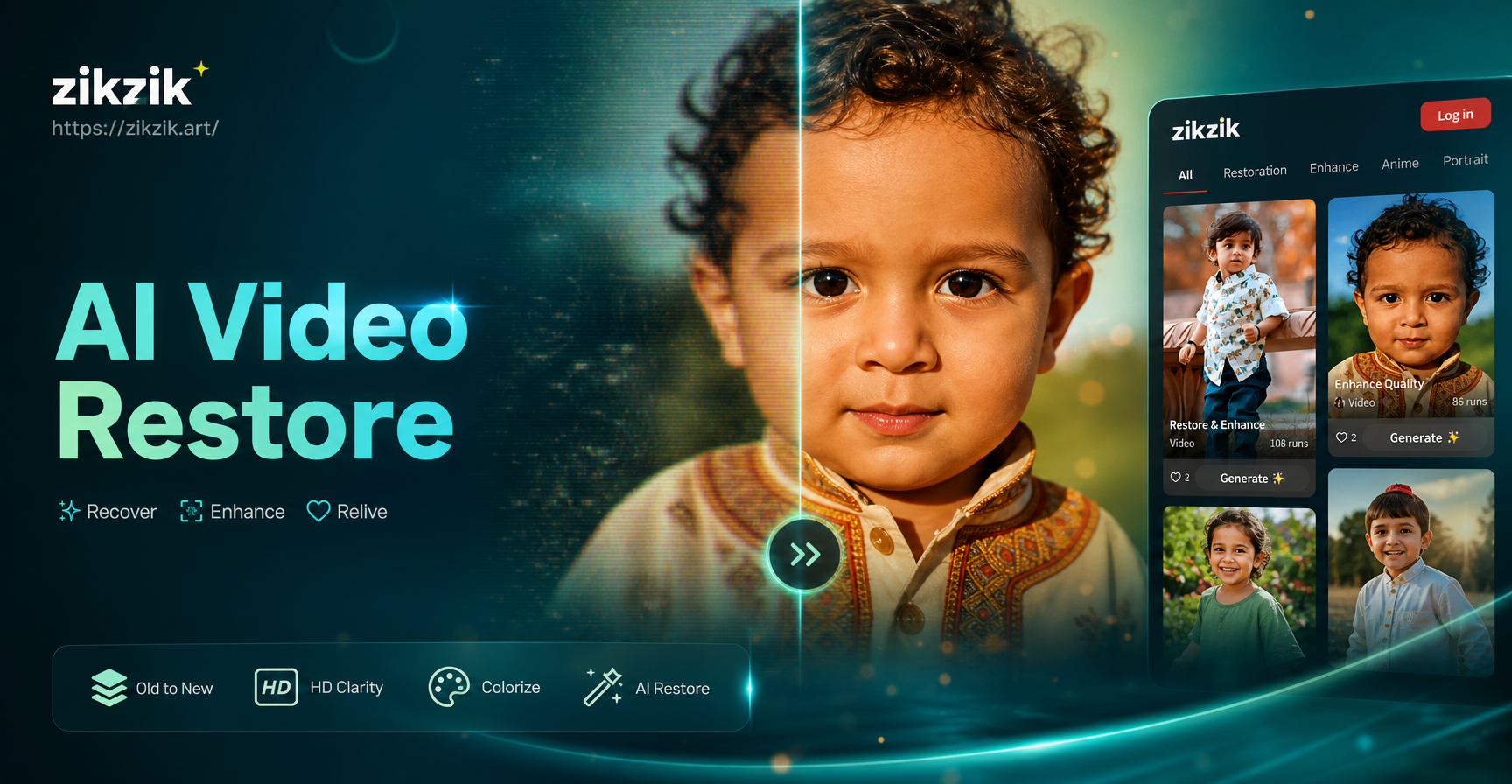 AI Video Restore: Recover Lost Quality & Enhance Old Footage