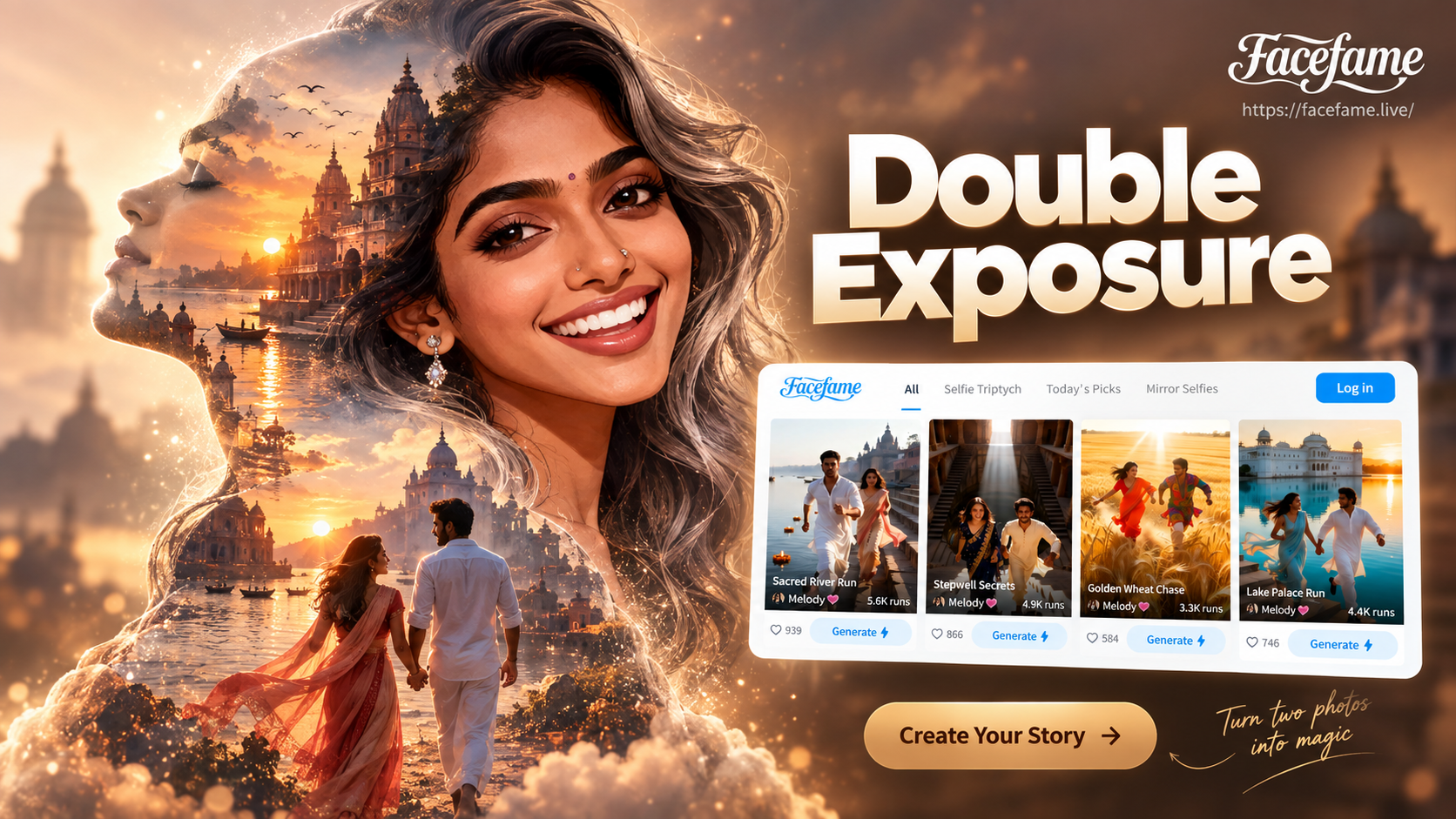 Create Stunning Double Exposure Photos in Seconds