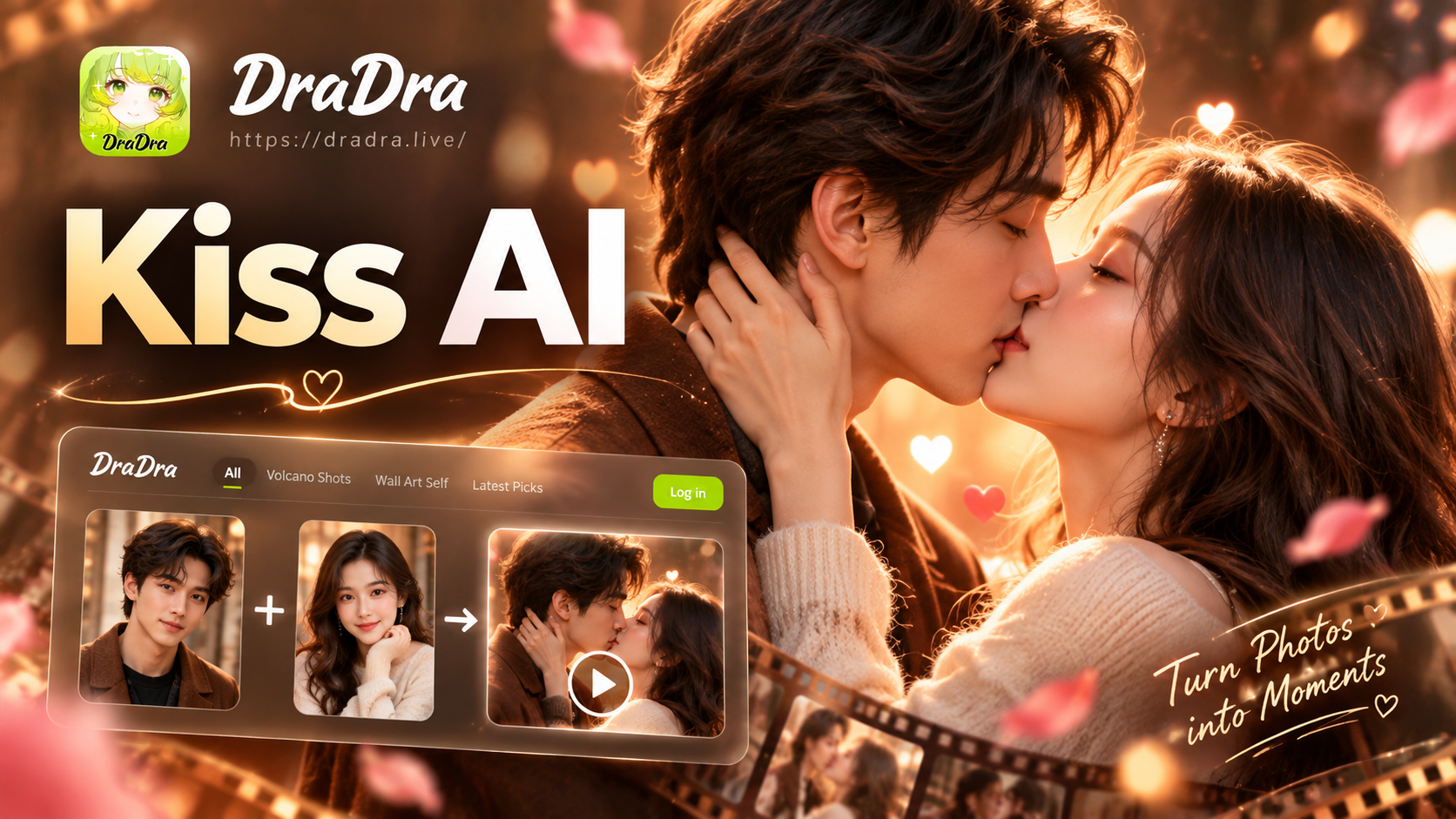 Create Kissing Animations from Two Photos Instantly
