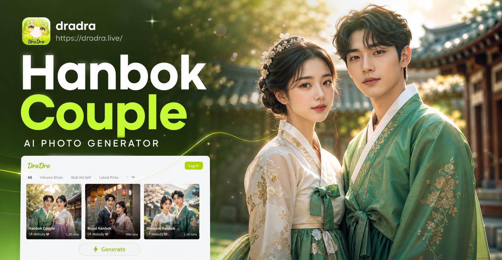 AI Hanbok Couple Photos: Create Traditional Korean Portraits