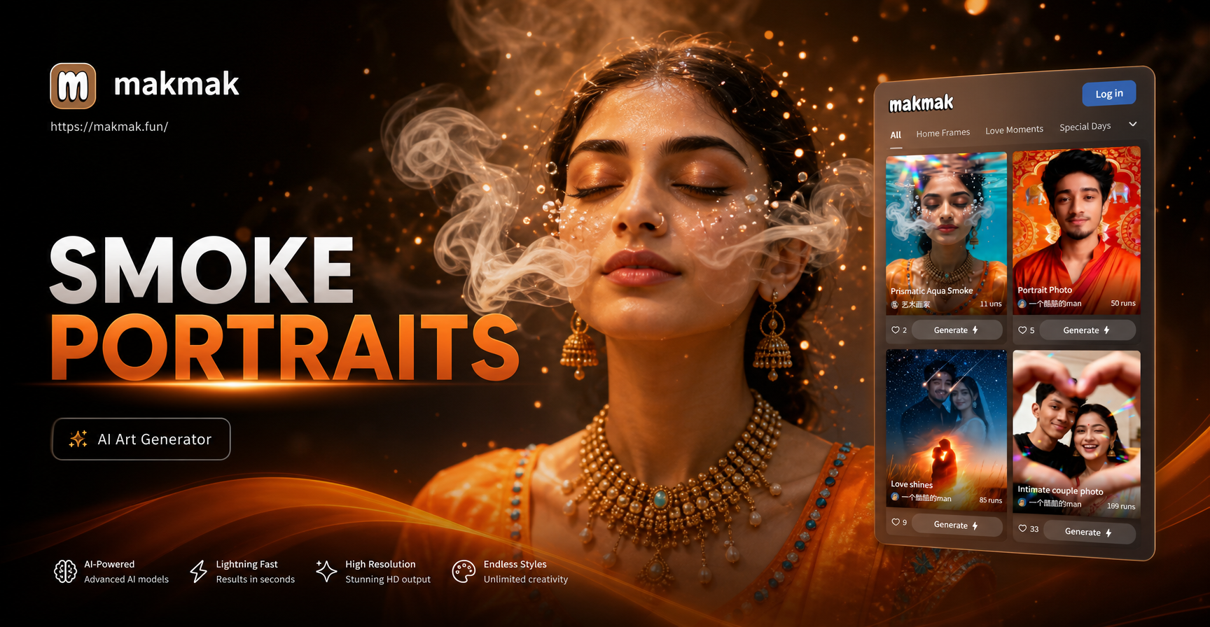 Create Striking Dramatic Smoke Portraits in Seconds