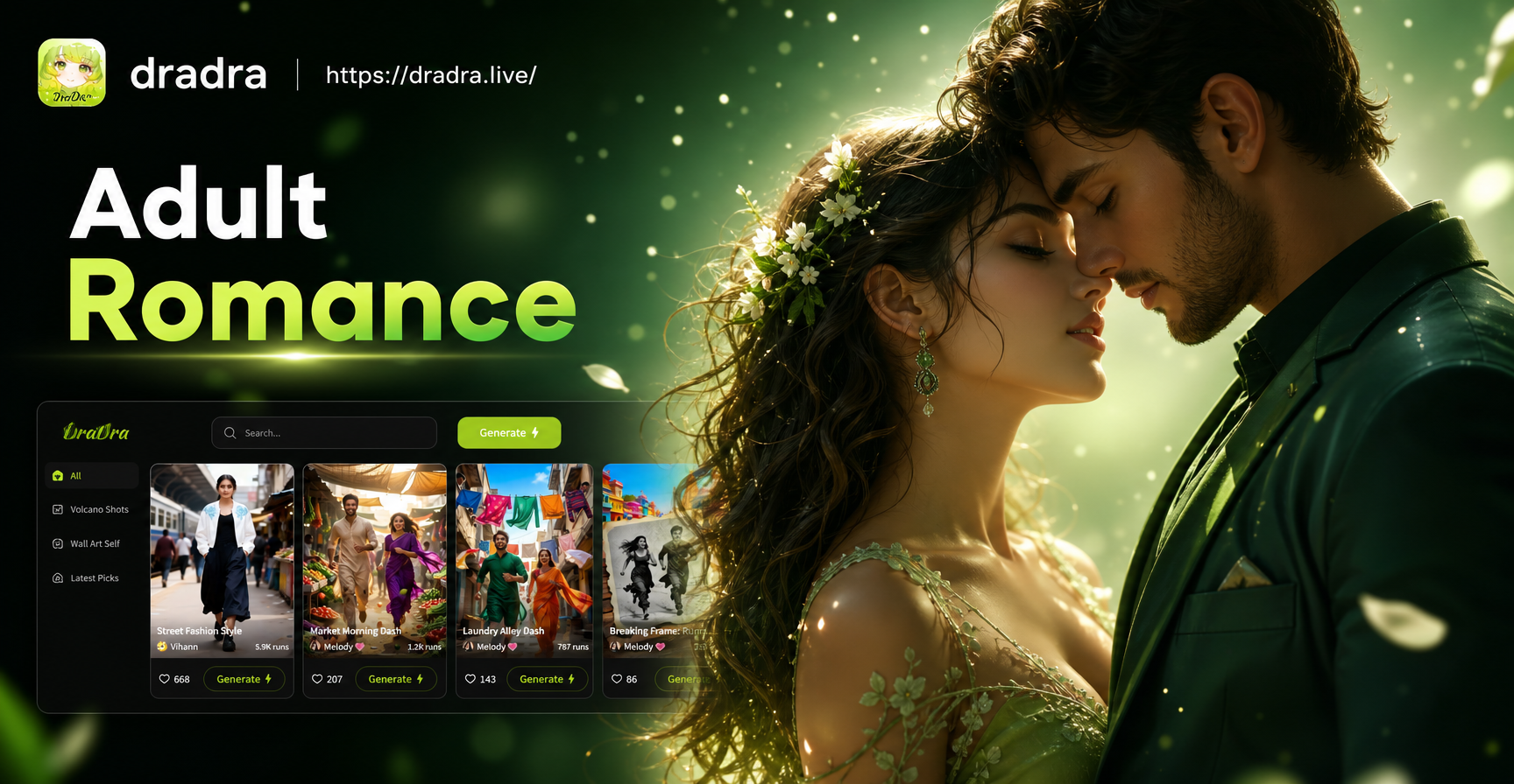 Create Romantic Adult Videos Easily with AI