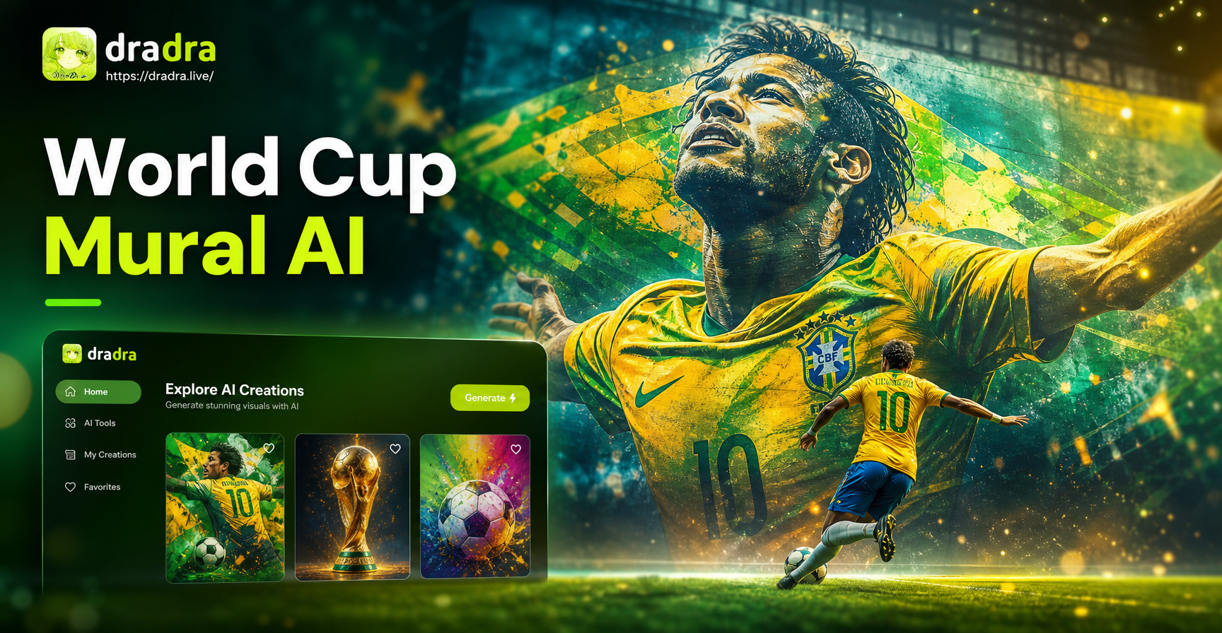 Create Viral World Cup Fan Murals with AI