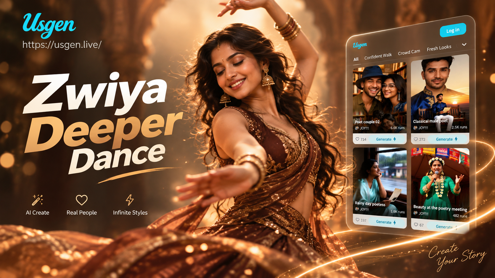 Zwiya Deeper Dance AI motion transfer transformation example