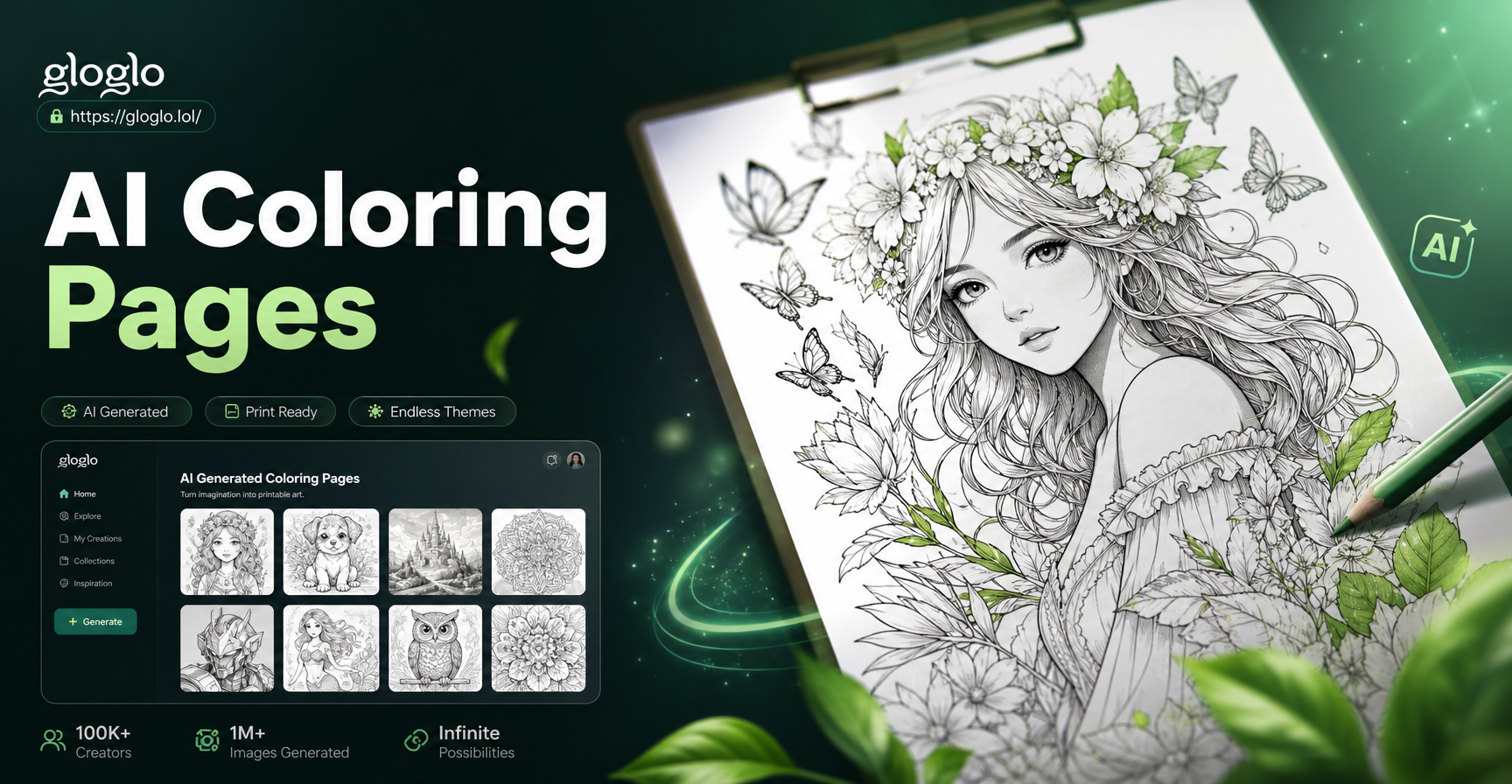 AI Generated Coloring Pages for Instant Creative Fun
