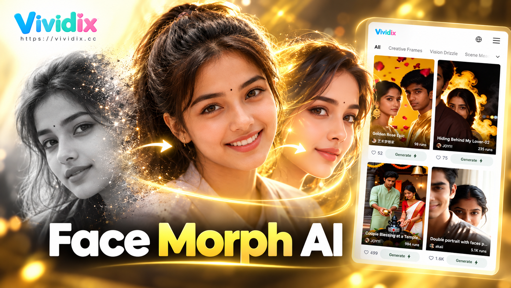 Face Morph KI: Verwandele deine Fotos mit realistischen Effekten