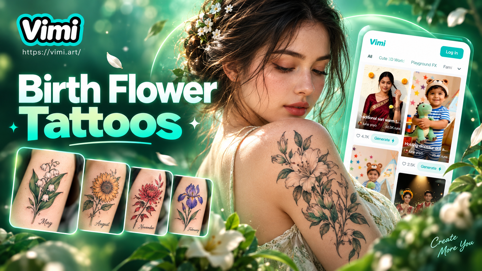 Discover the Best AI Tools for Birth Flower Tattoo Designs