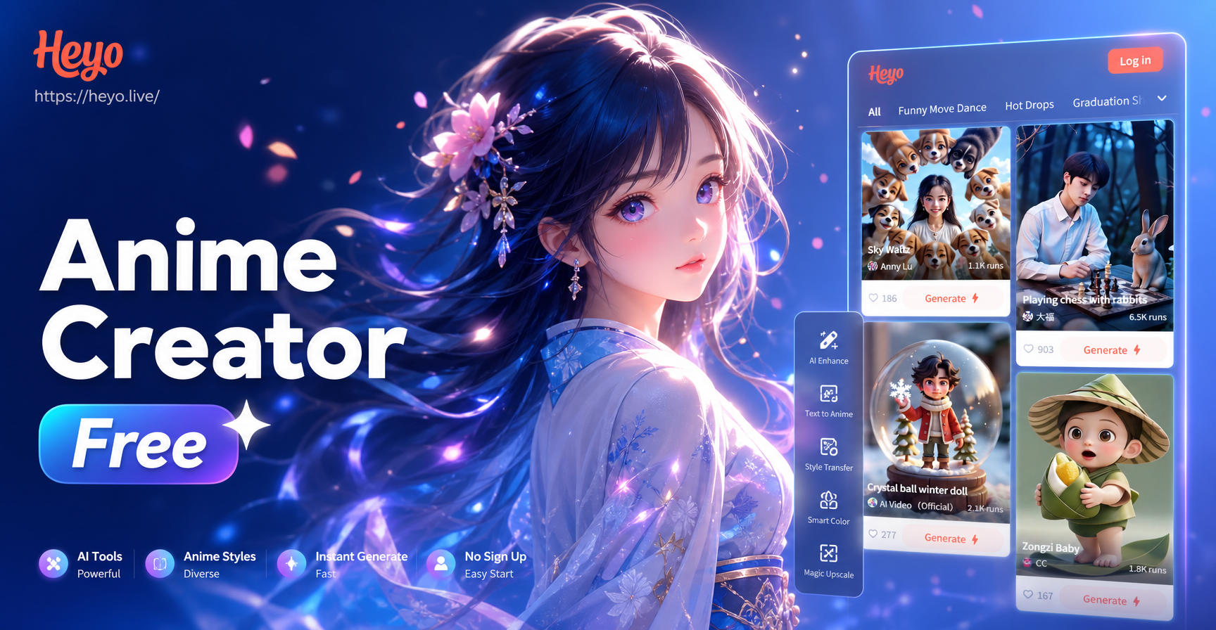 Create Anime Characters Instantly with Free AI