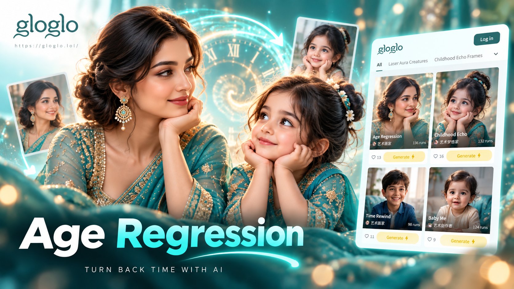 Experience Youth Again: Free AI Age Regression Photos