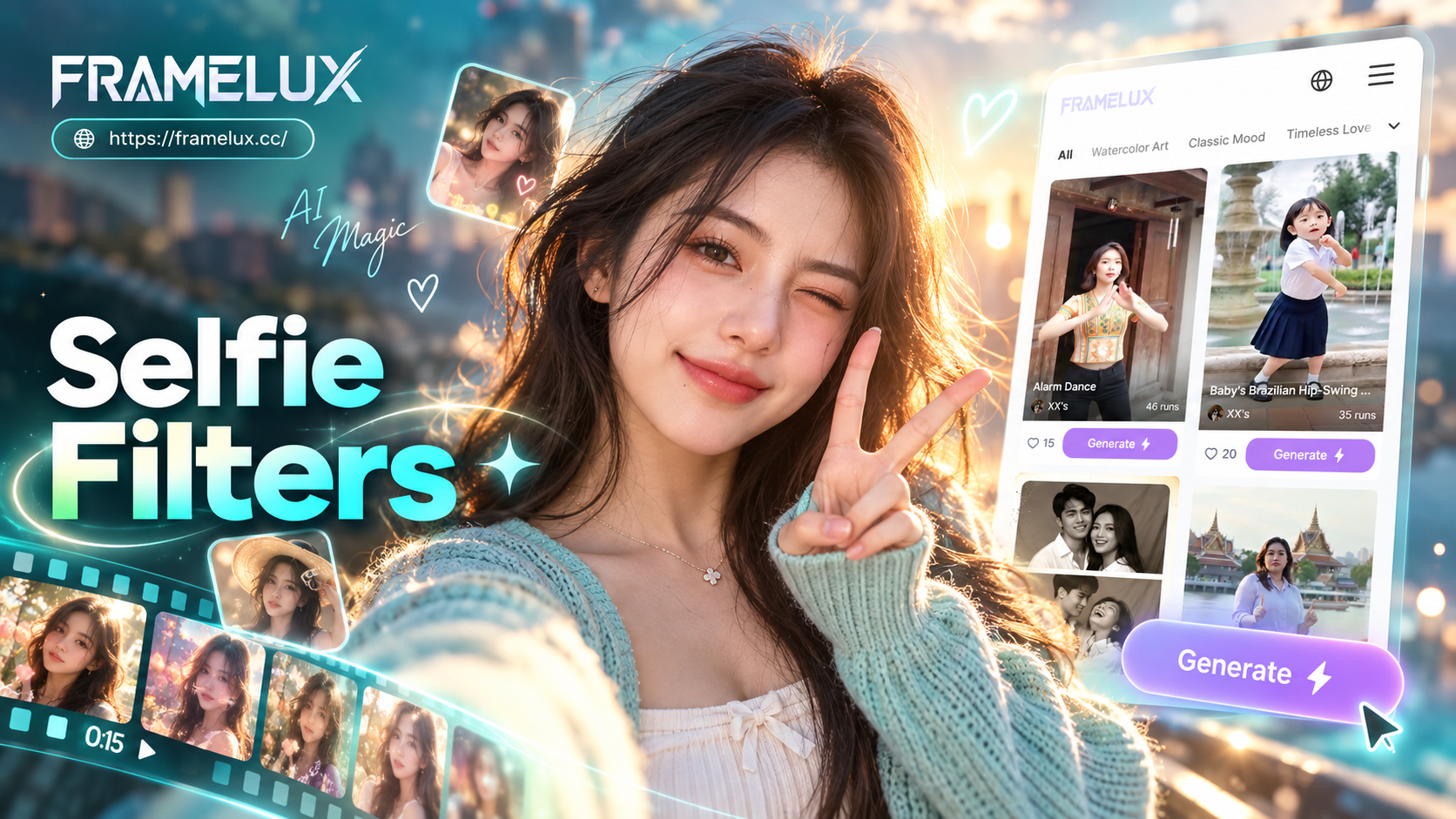 Warm Up Your Vibe: Instant Warm Selfie Video Filters
