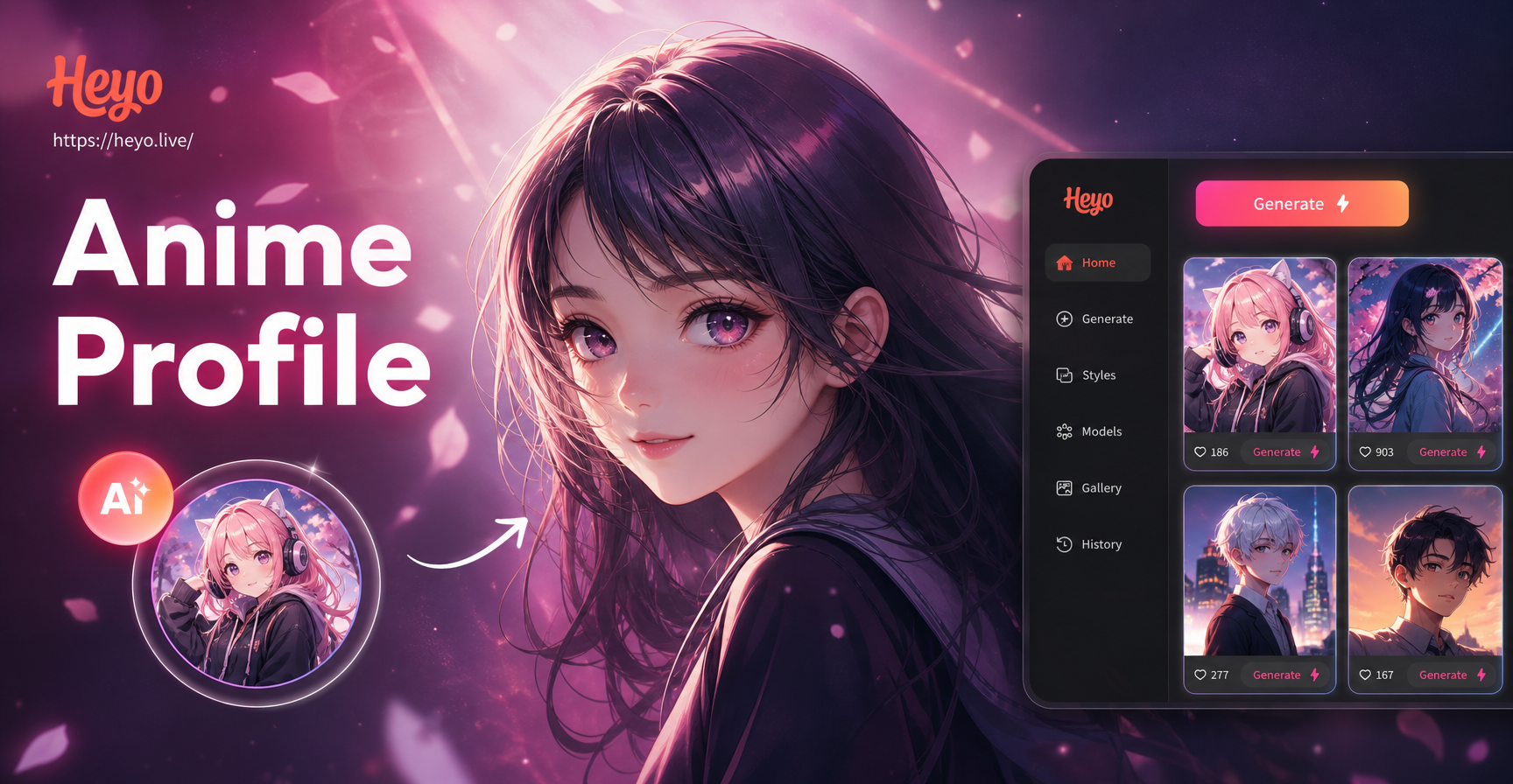 Anime Profile Pic Maker: Create Your Cartoon Avatar