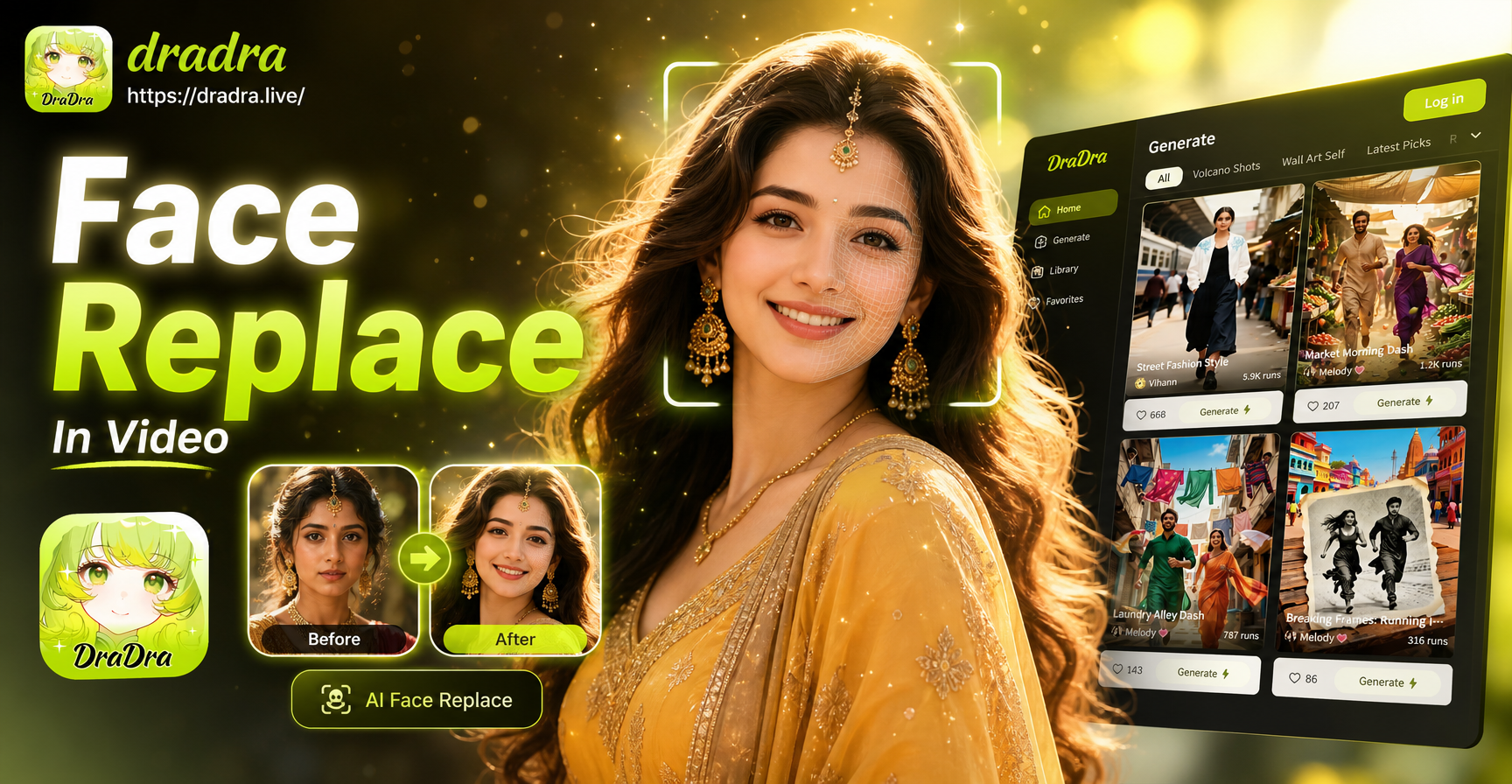 Swap Any Face in Video Instantly | AI Face Replace Tool