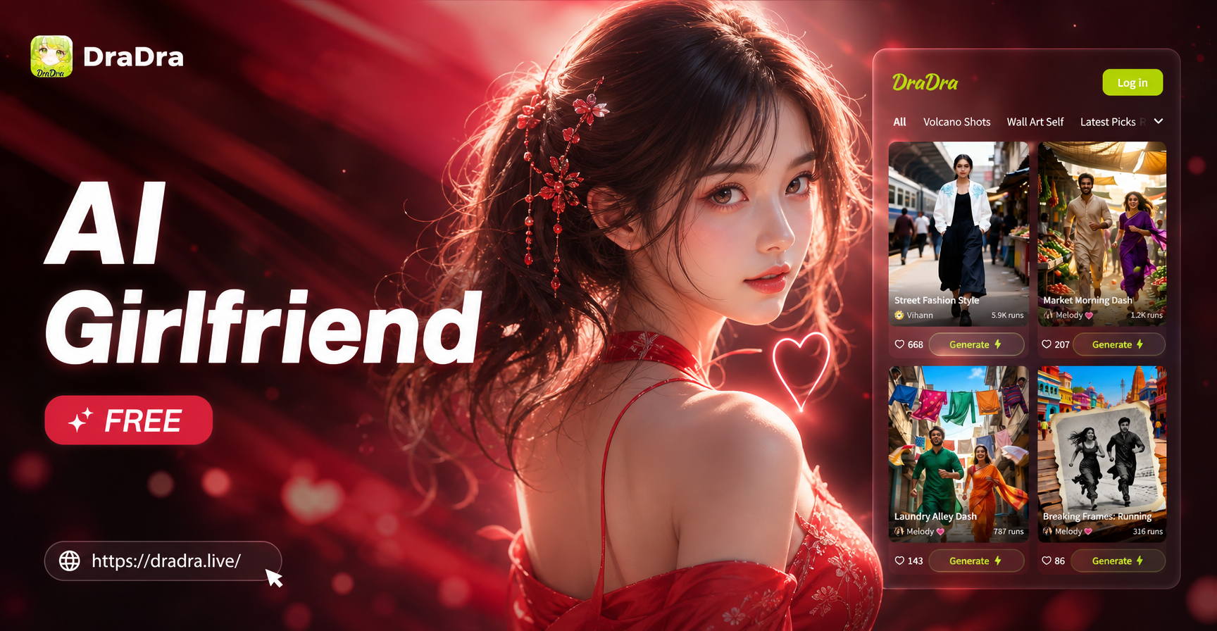 AI girlfriend creation and personalization