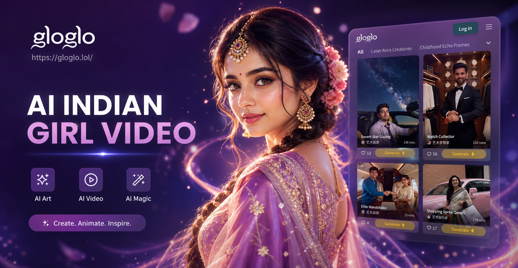 Create AI Videos with Indian Girl Characters Easily