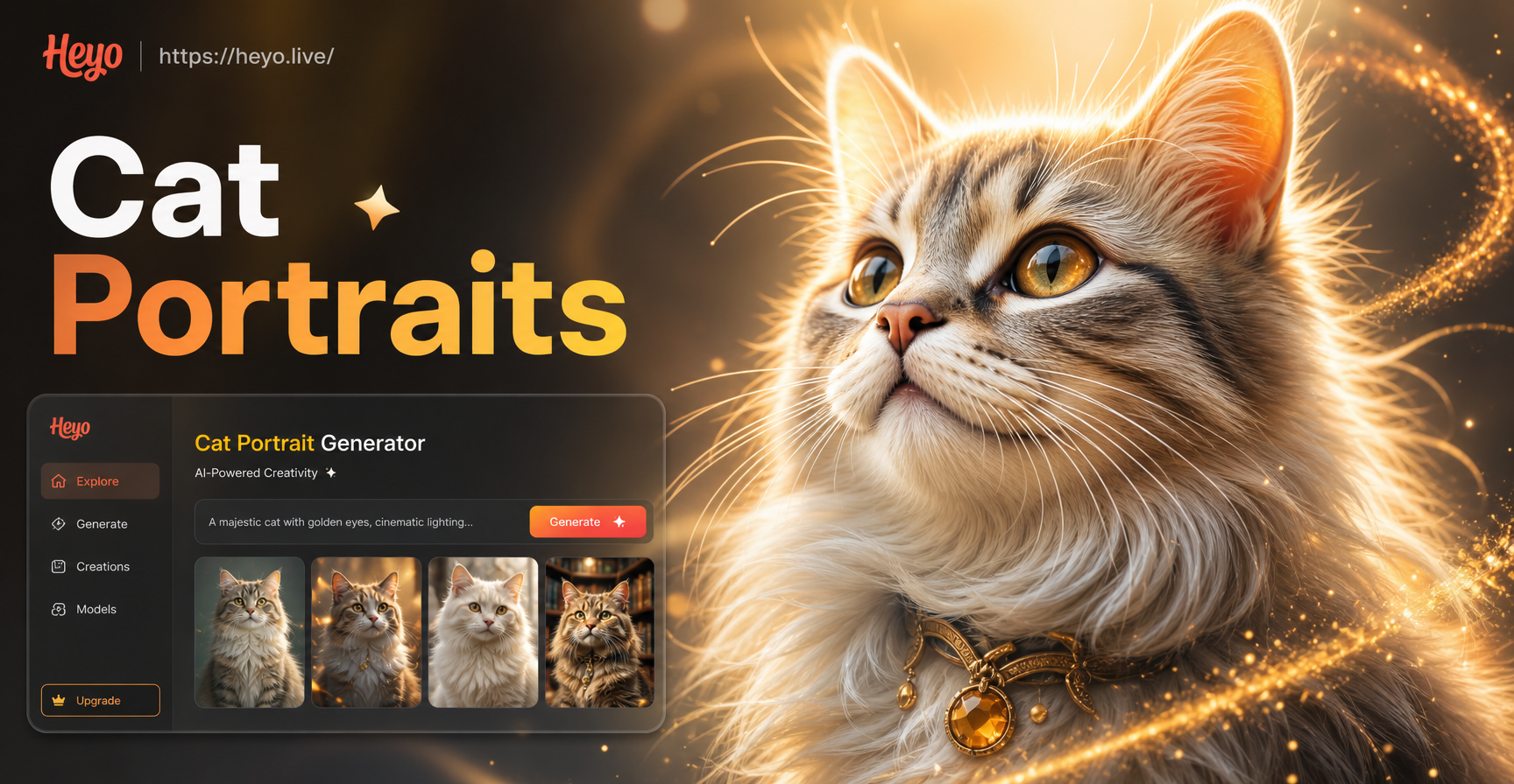 Create Custom Cat Portraits Instantly with AI
