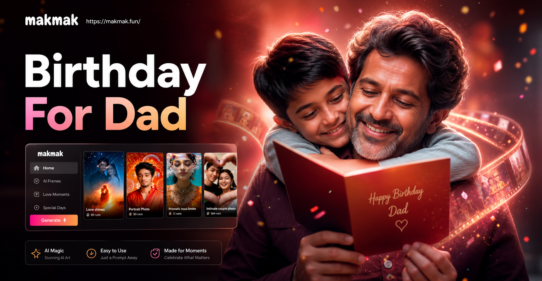 Create a Memorable Birthday Video for Dad in Minutes