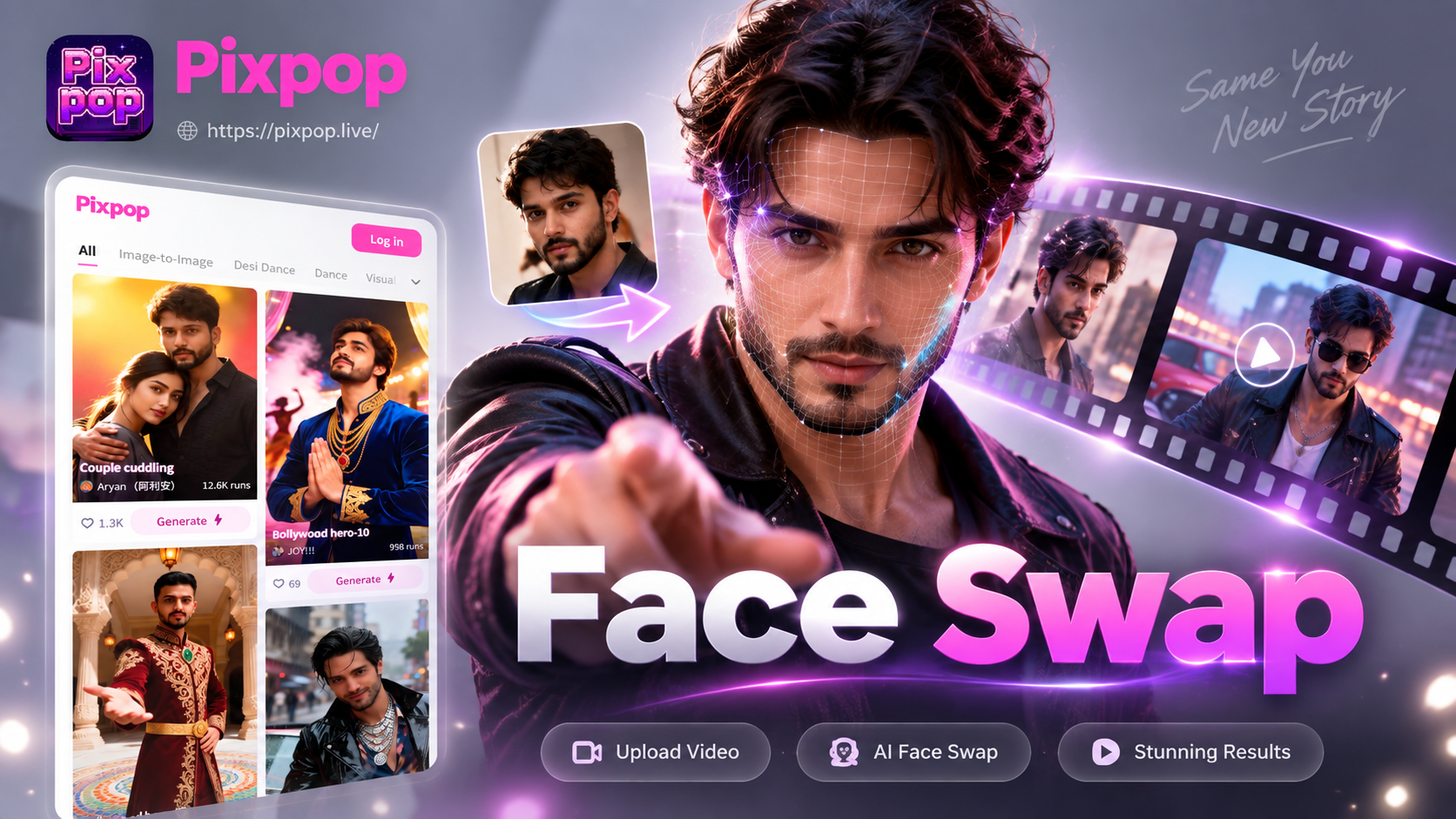Face Swap Live in Real Time | 3D Video Face Transfer