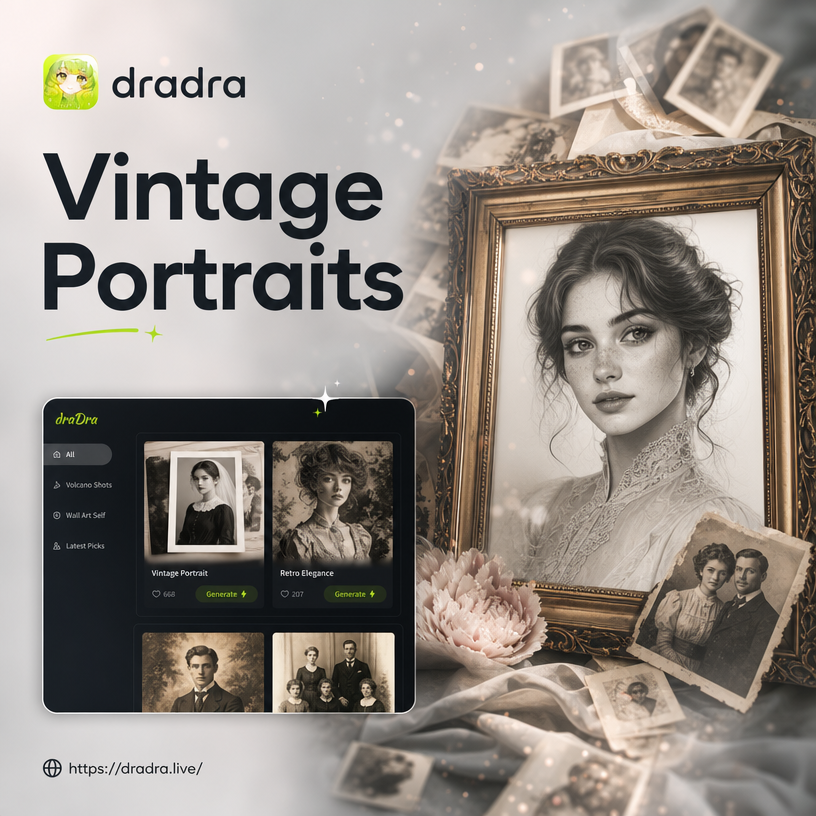 Vintage family portrait collage with sepia tones