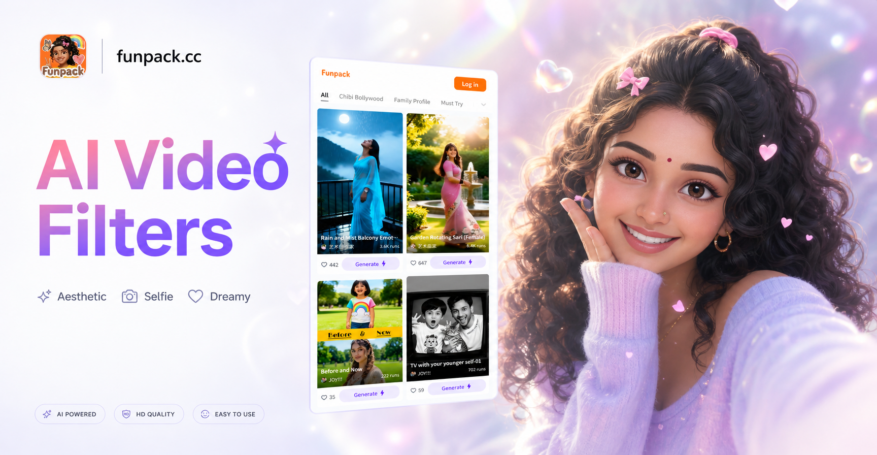 Create Soft Dreamy Selfie Videos with Aesthetic Pastel Filters