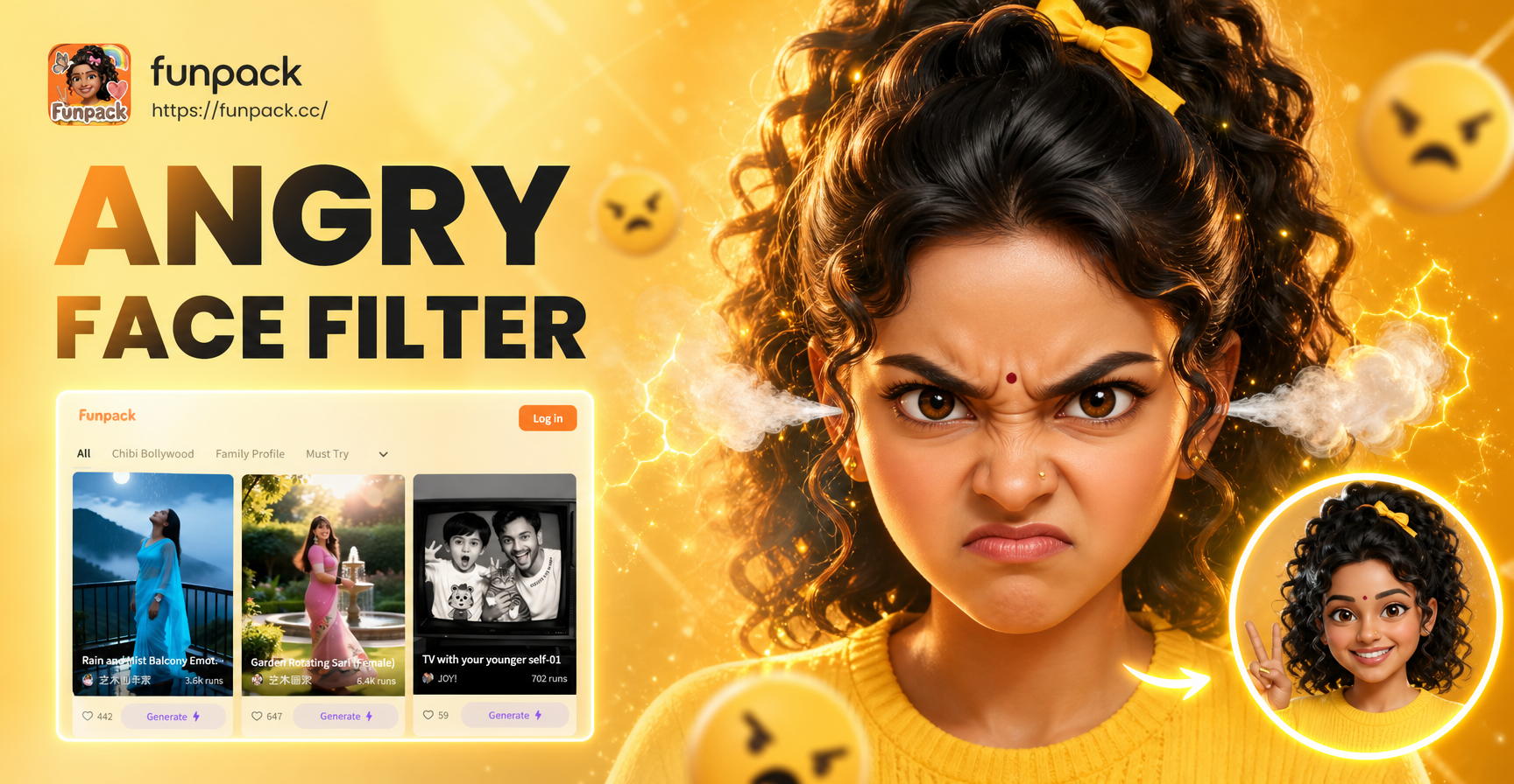 Angry Face Filter: AI Rage & Grumpy Mood Effects