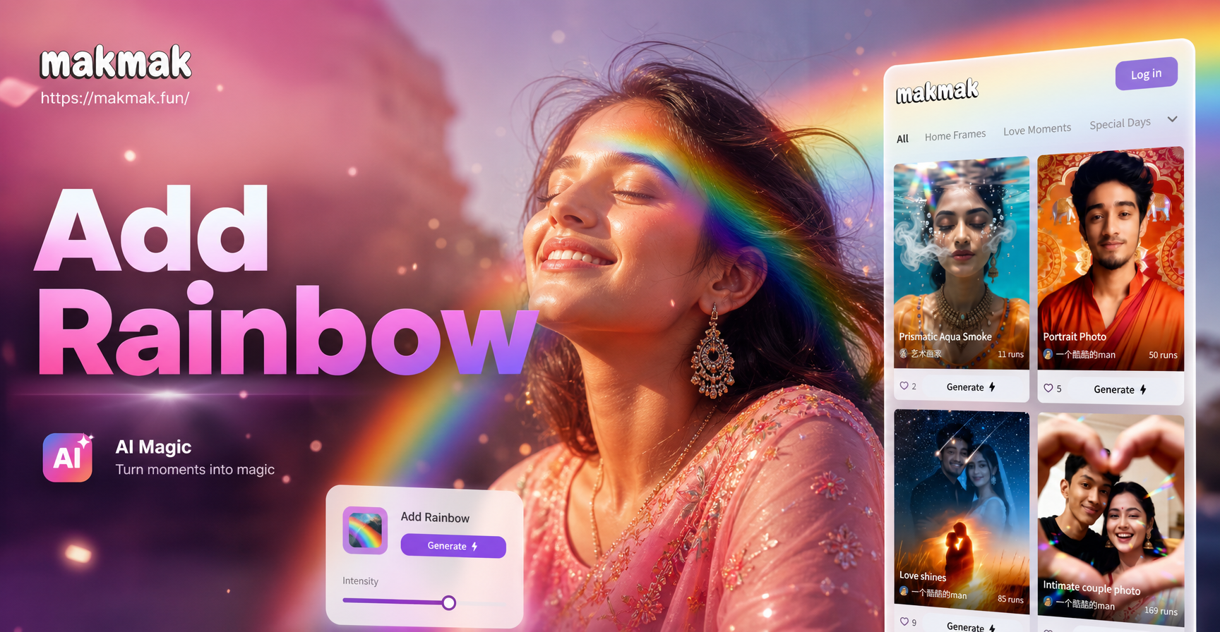 Instantly Add Rainbows to Your Photos with AI