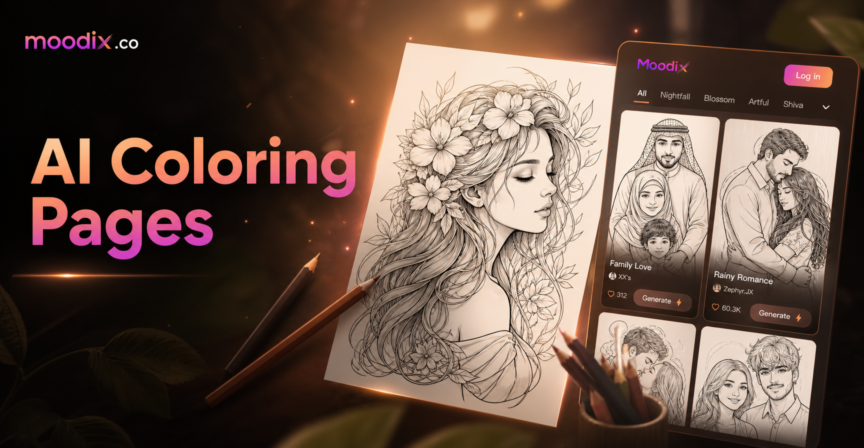 Create AI Coloring Pages Instantly with AI Magic