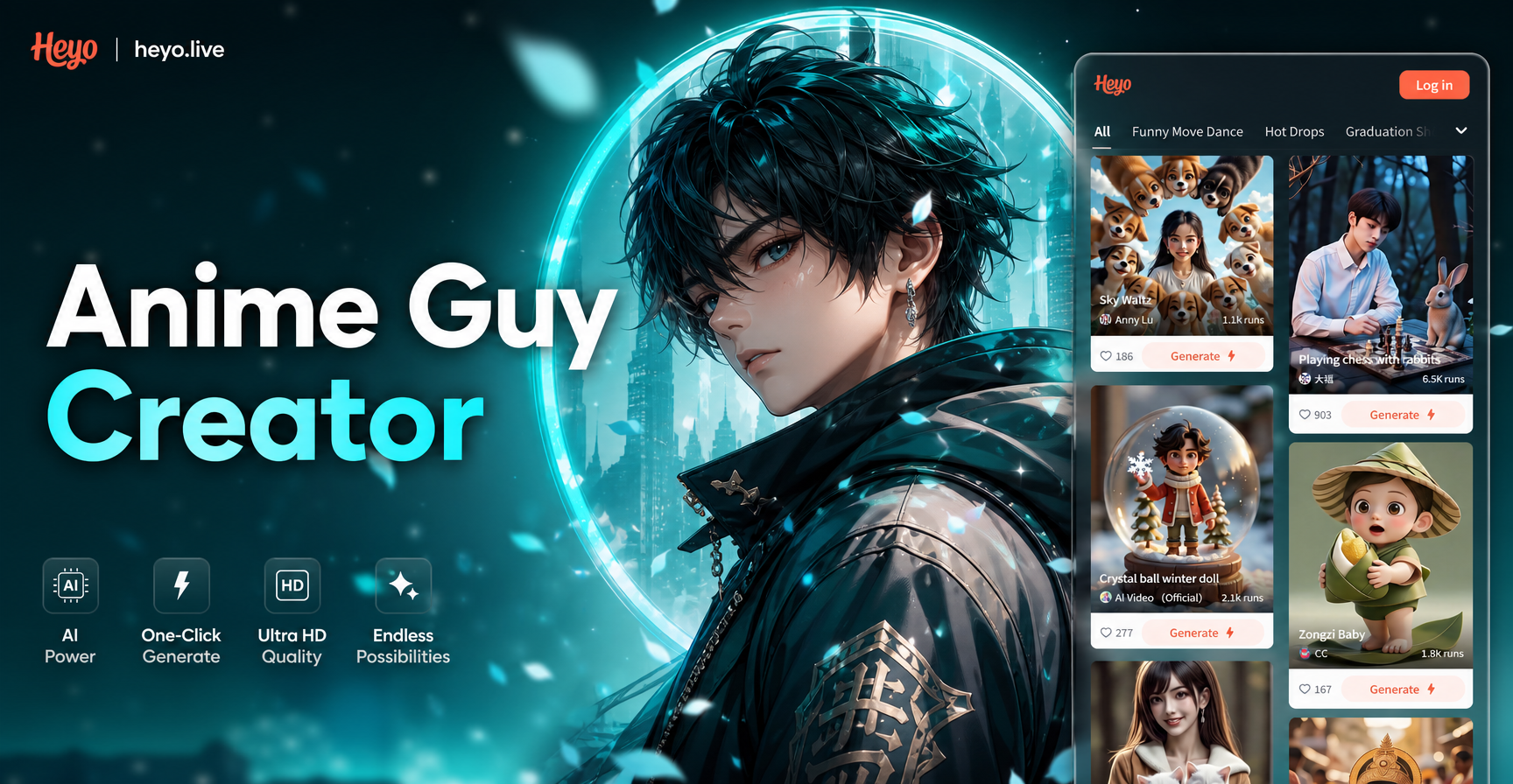 Design Your Anime Guy: AI Character Creator & Style Generator