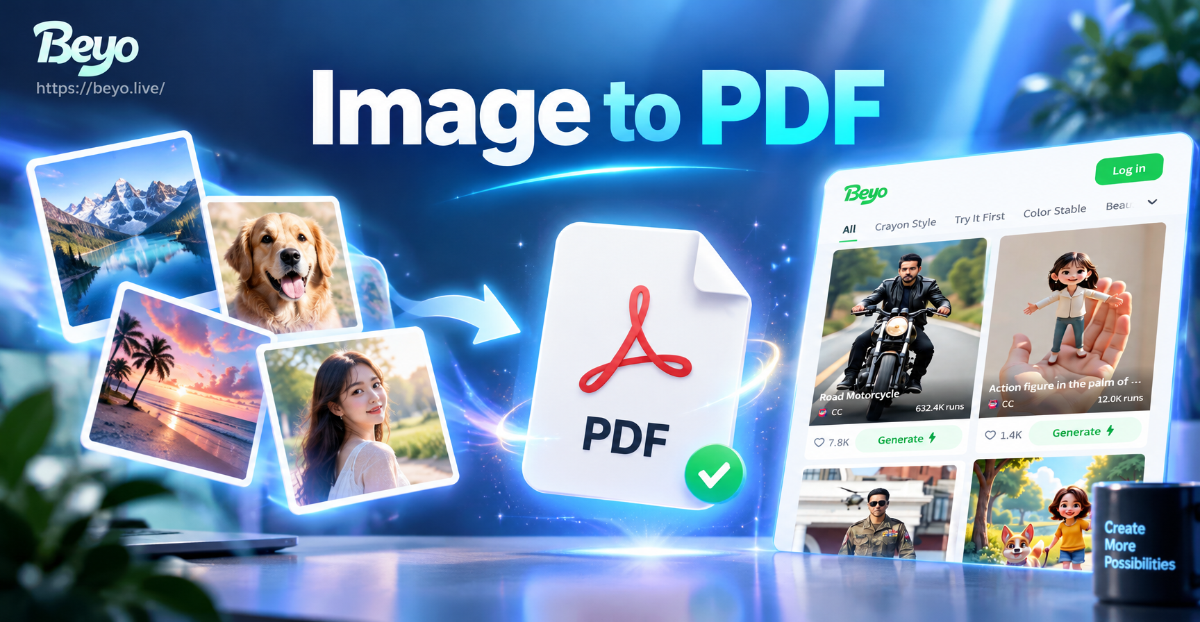 how to convert pictures into PDF on phone and laptop
