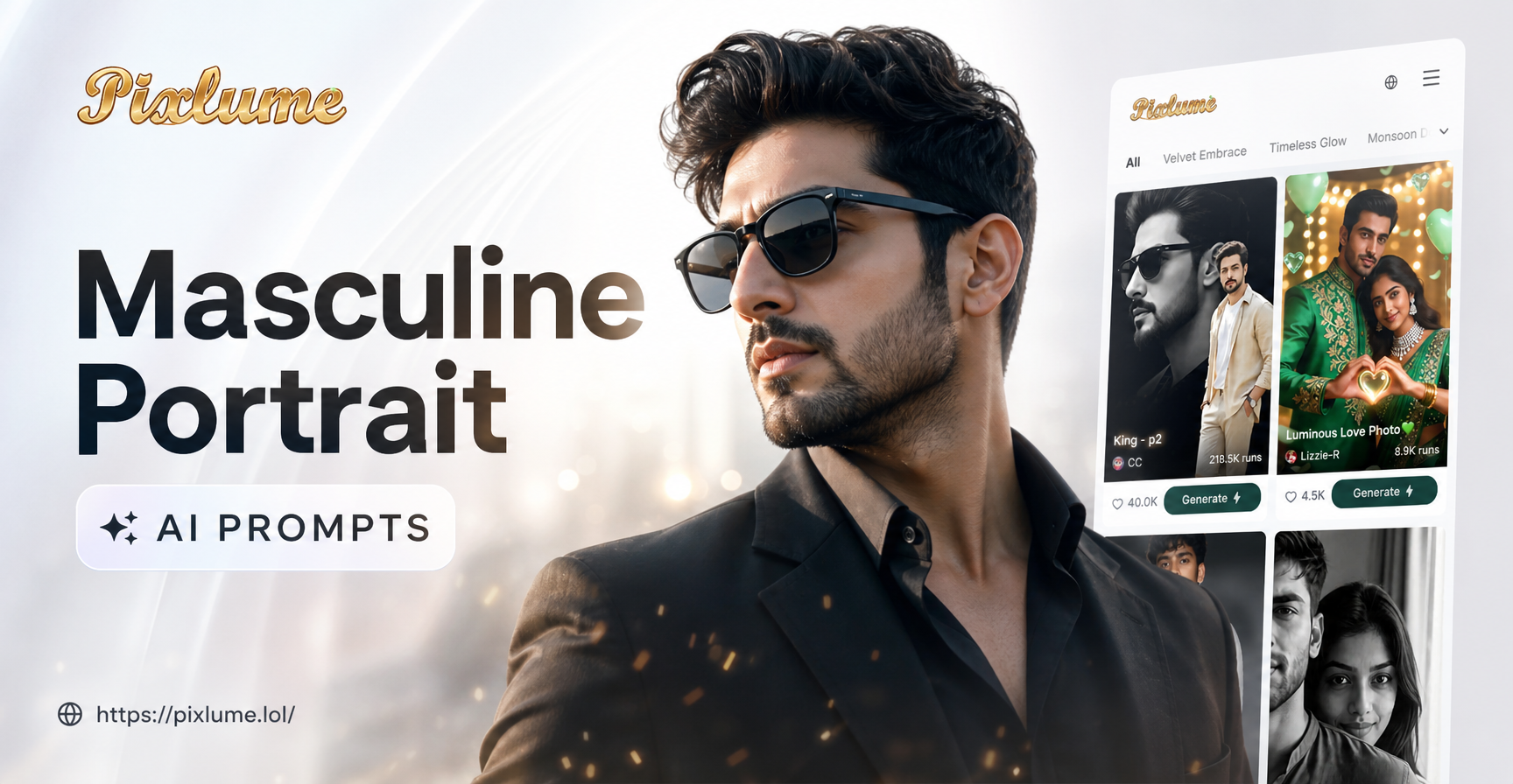 Maskuline Porträt-KI-Prompts: 25 starke Looks zum Generieren
