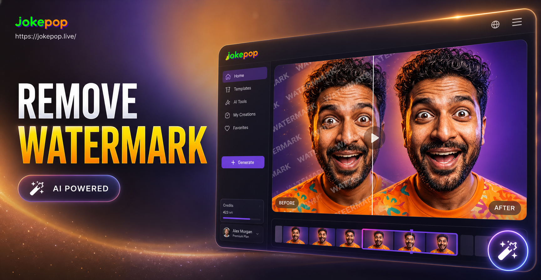 How to remove moving watermark from video