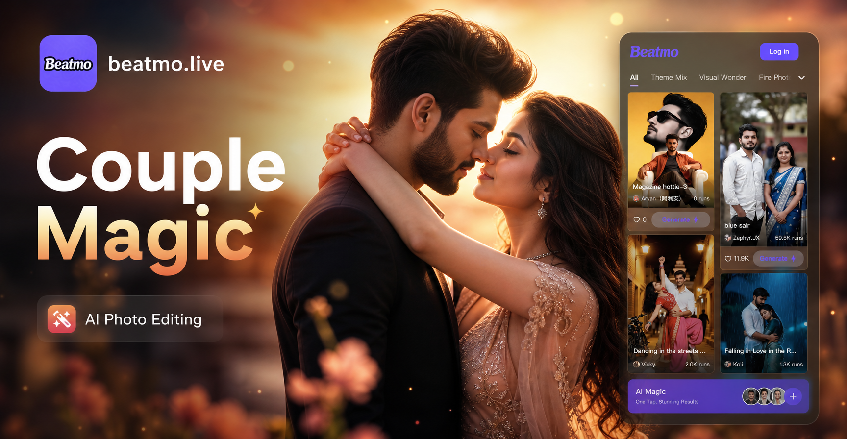 Couple AI Photo Editing Prompts: 30 Ideas to Transform Your Love Story